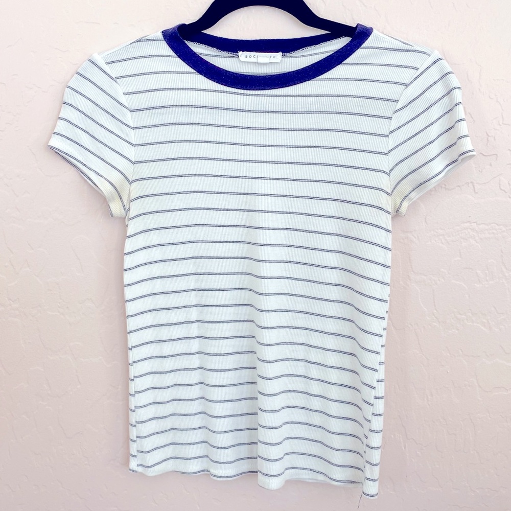 Socialite Striped Top Size S